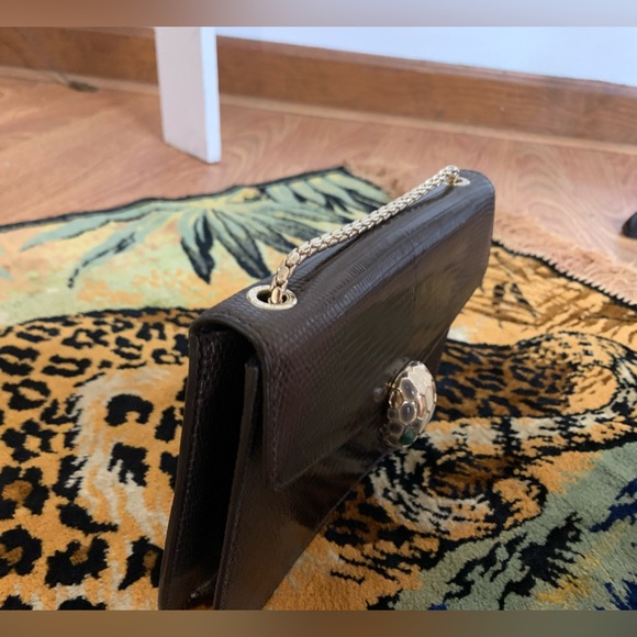 SOLD Bvlgari Bulgari Serpentine Forever Karung Exotic Leather Bag - Picture 5 of 15